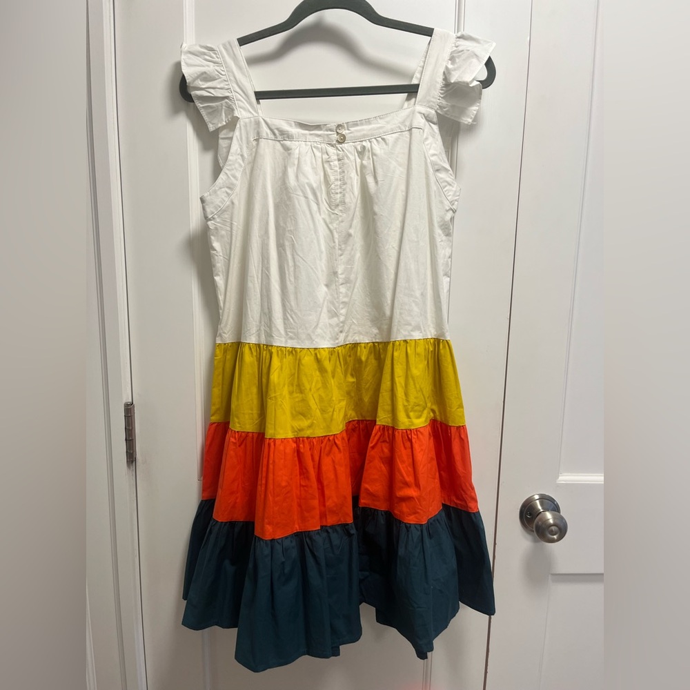 New w tags on THML Women's Colorblock Skirt - White, Yellow, Orange